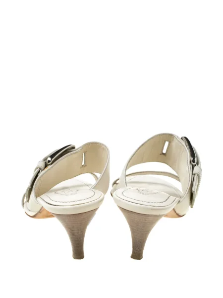 Sandale Tod's cu cataramă alb