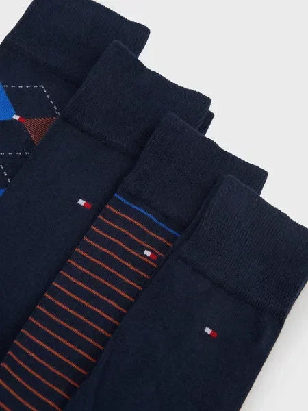 Клетчатые носки Tommy Hilfiger синие