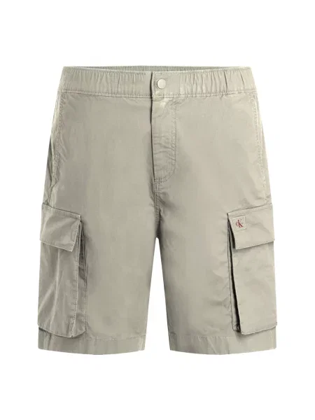 Szorty jeansowe Calvin Klein Jeans beżowe
