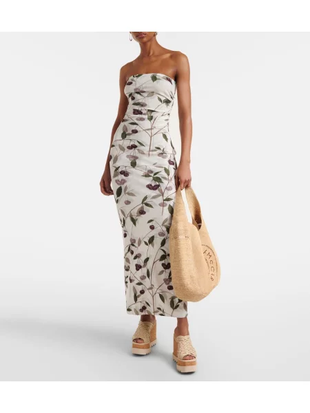 Geantă Stella Mccartney cu broderie bej