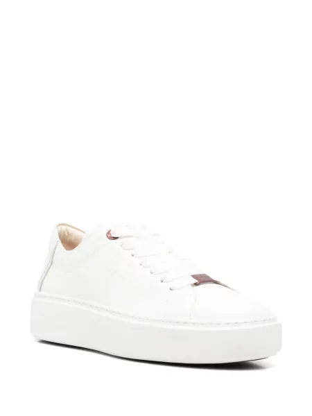 Sneakerși Alexander Smith din piele alb