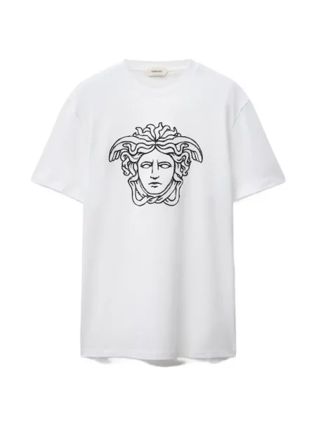 Tricou Versace cu paiete alb