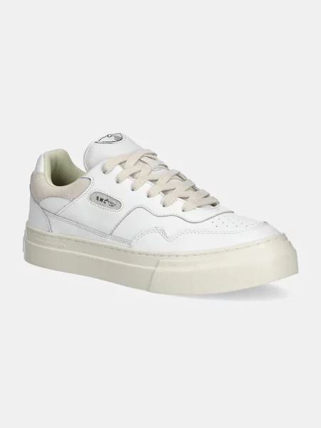 Usnjene superge Stepney Workers Club Pearl Leather bela