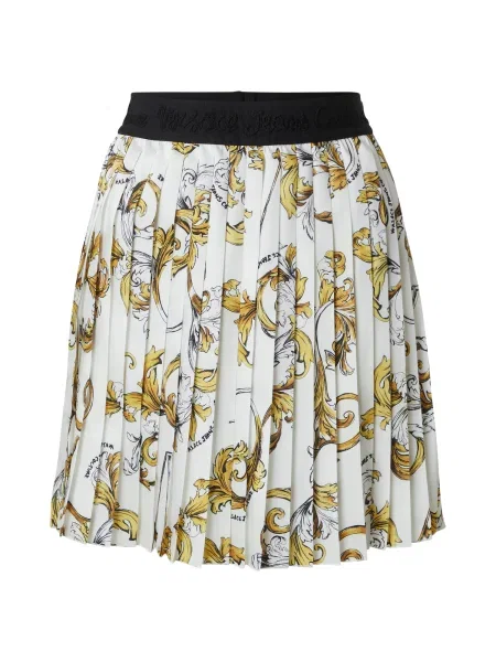 Versace Jeans Couture Fustă galben auriu / negru alb