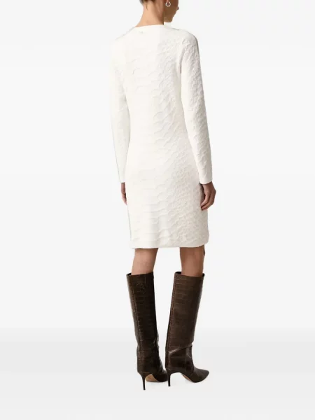 Scurt rochie Liu Jo tricotate alb