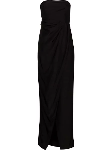 Rochie Gauge81 de mătase plic negru