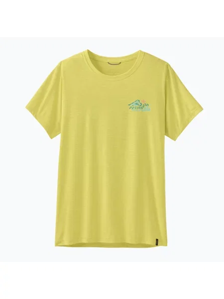 Футболка Patagonia Capilene Cool Daily Shirt Boardshort Logo lemon zest