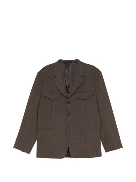 Sacou Paul Smith cu buzunare cu clapetă maro