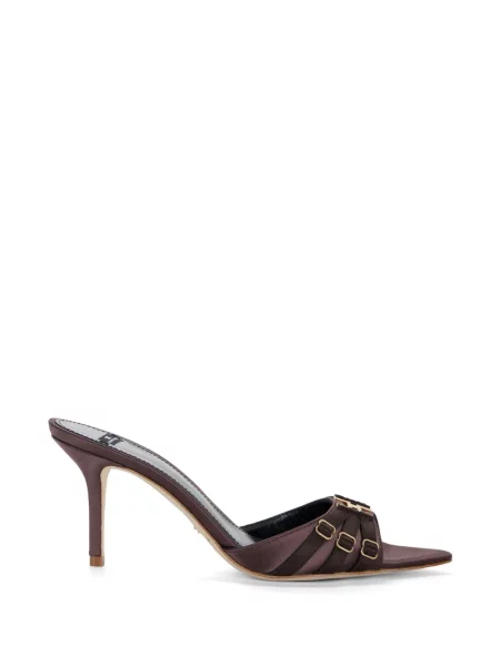 Sandale Elisabetta Franchi din piele maro