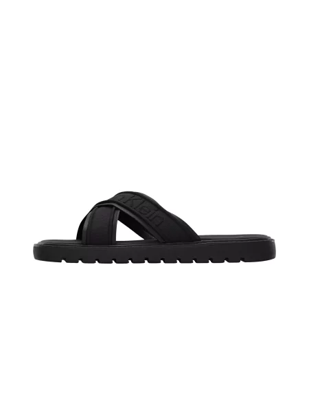 Šľapky Calvin Klein Sq Molded Sandal Xcross Wb čierna