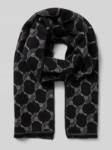 Szal z czystej model ‘Felix’ Joop! Collection czarna