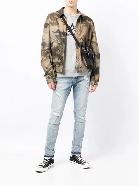 Hanorac Alpha Industries cu imagine gri