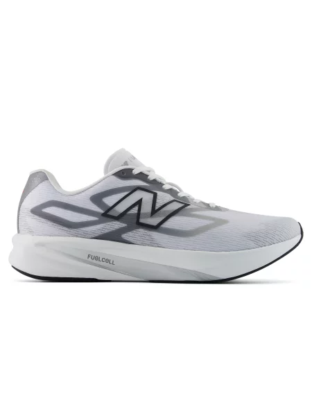 Buty do biegania New Balance FuelCell Flite-R V1 white/slate grey/neo flame szare