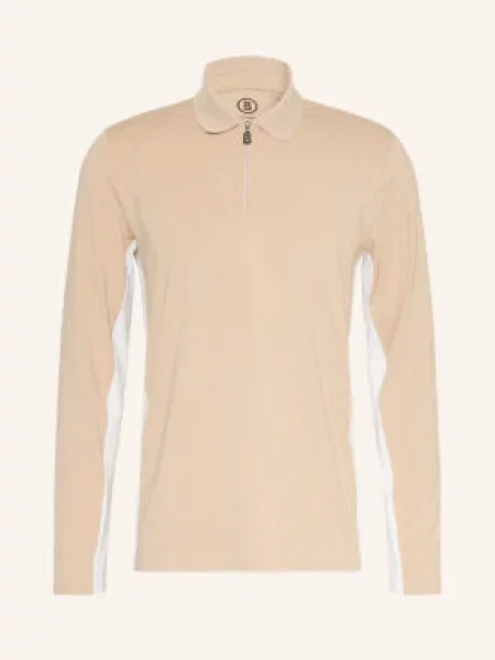 Bogner Funkcyjna Koszulka Polo Fabrio beige biała