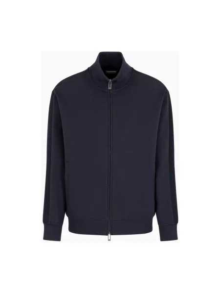 Sweter Emporio Armani niebieski