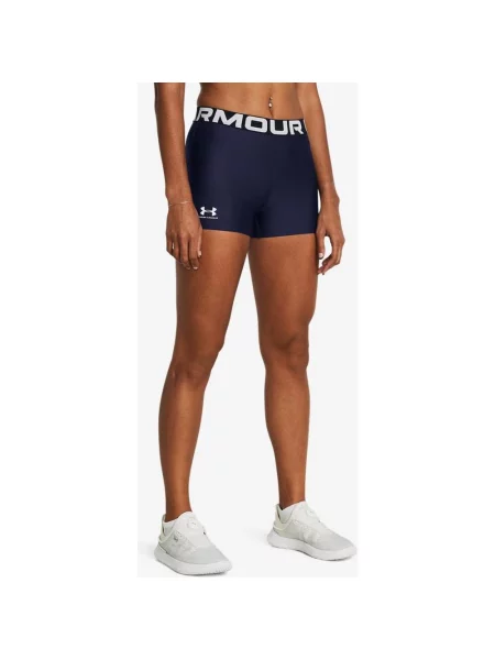 Legginsy krótkie Under Armour HeatGear Authentics Shorty Nocny XL niebieski