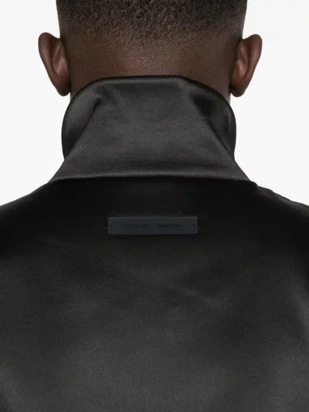 Geacă Fear Of God Essentials din satin negru