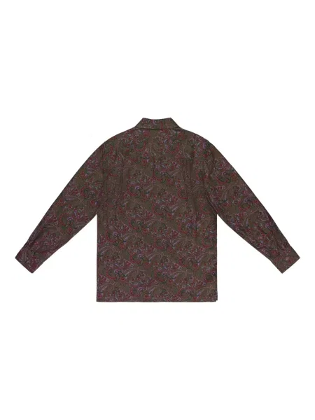 Cămașă Aimé Leon Dore cu imagine cu model paisley maro