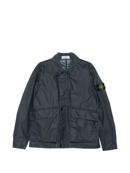 Ceruit geacă Stone Island cu strasuri albastru