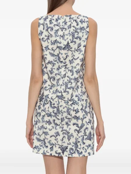 Rochie mini Posse cu imagine de costum alb
