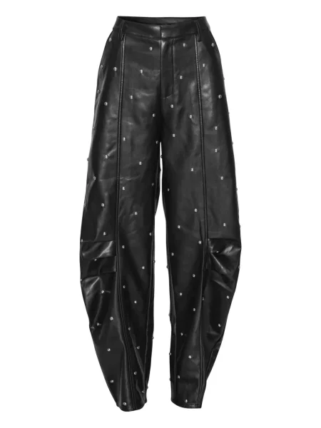 Pantaloni cargo Rotate Birger Christensen cu tepi negru