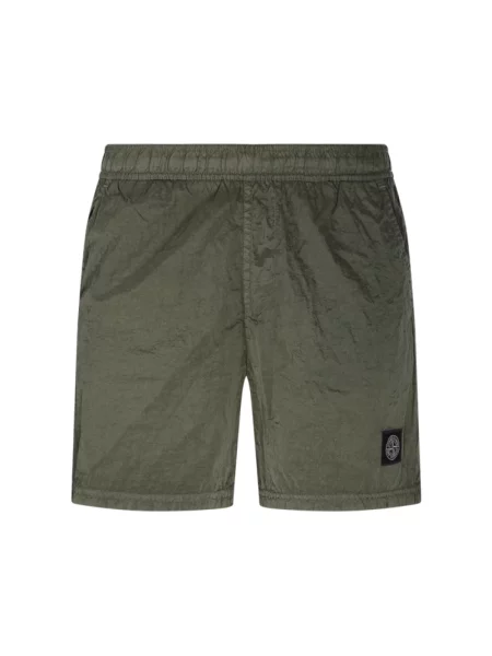 Szorty Stone Island z kamieniami zielone