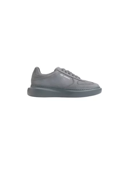 Sneakersy Karl Lagerfeld skórzane szare