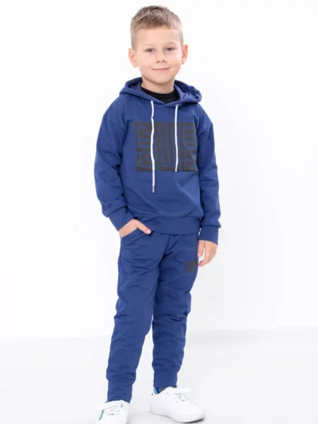 Дитячий Спортивний костюм Носи своє бавовна/поліестер синій