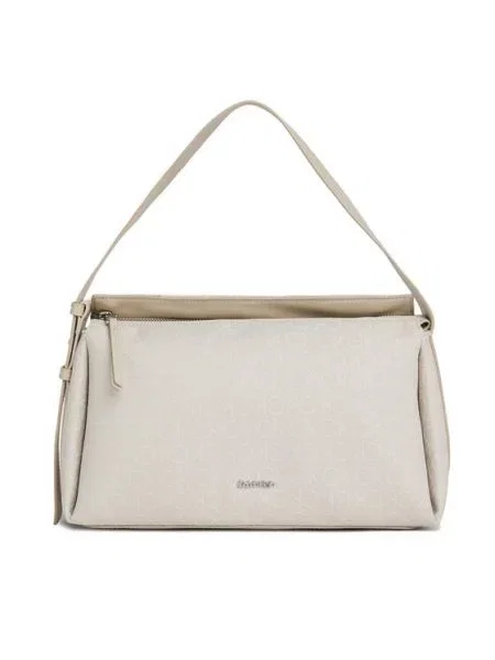 Geantă Calvin Klein bej