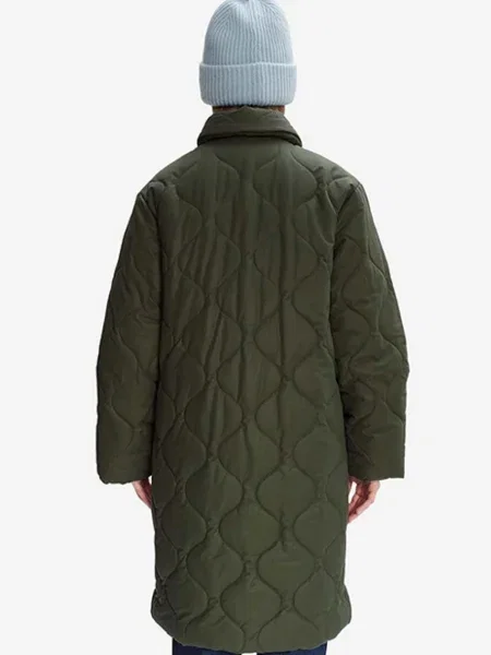 A.P.C. kurtka Manteau Sarah przejściowa zielony