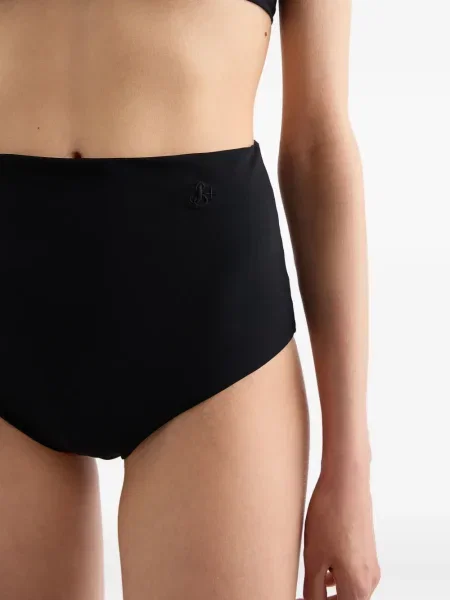 Bikini Jil Sander cu broderie negru