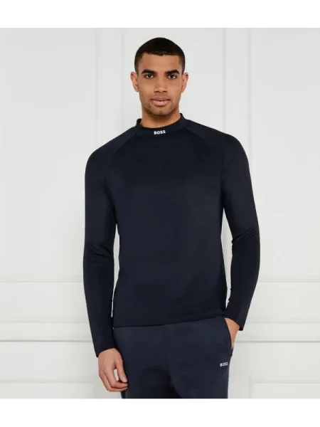 Tricou mânecă lungă Boss Green stretch verde