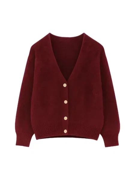 Moherowy kardigan Tiffany czerwony