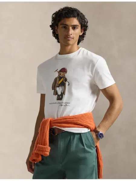 Polo Ralph Lauren tricou din alb