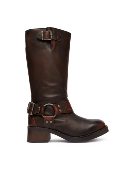 Oficerki Steve Madden brązowe