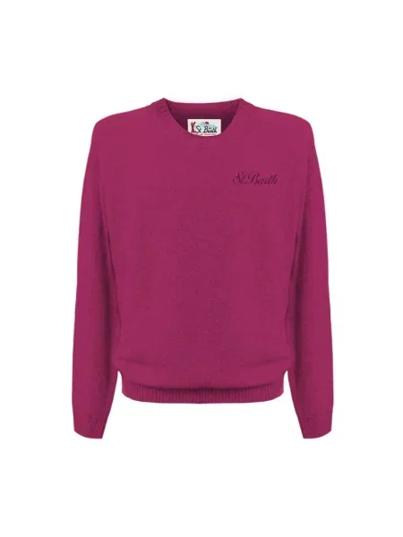 Sweter Mc2 Saint Barth różowy