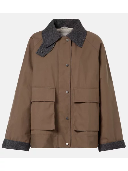 Geacă Brunello Cucinelli maro