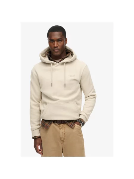 Bluza z kapturem Superdry beżowa