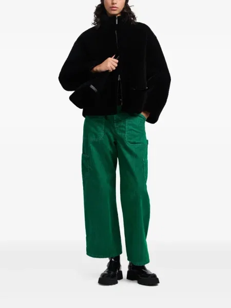 Sametová bunda Emporio Armani černá