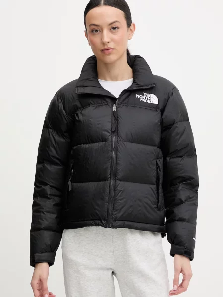 Páperová bunda The North Face Retro Nuptse čierna