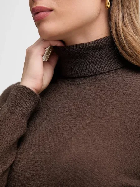 Вовняний светр United Colors of Benetton гольф сірий