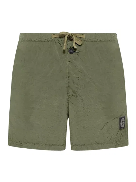 Szorty Stone Island z kamieniami zielone