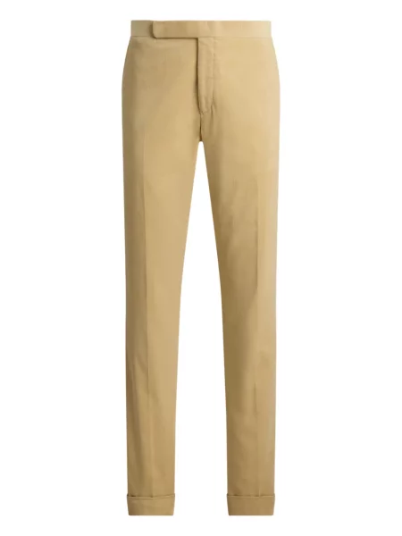 Pantaloni Ralph Lauren Purple Label de catifea cord violet