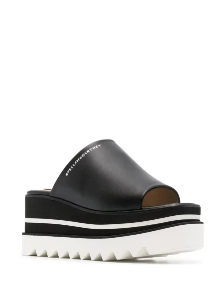 Sandale Stella Mccartney cu platformă slip-on negru