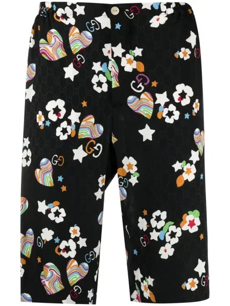 Pantaloni scurți Gucci cu imagine