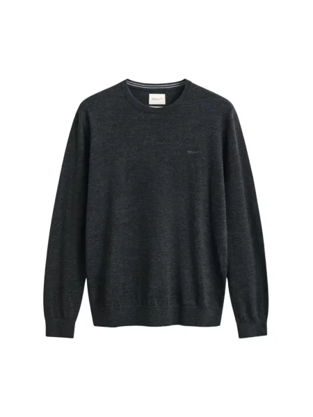 Sweter Gant wełniany szary