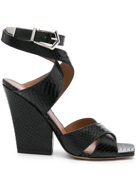Sandale Paris Texas din piele negru