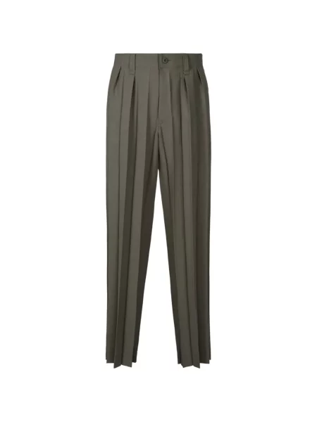 Pantaloni Homme Plisse Issey Miyake verde