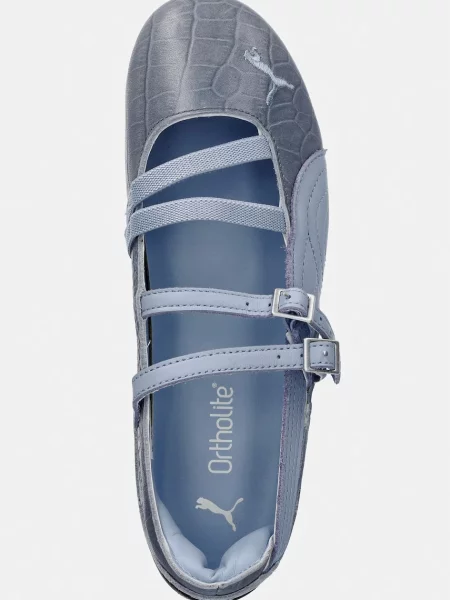 Кожаные балетки Puma