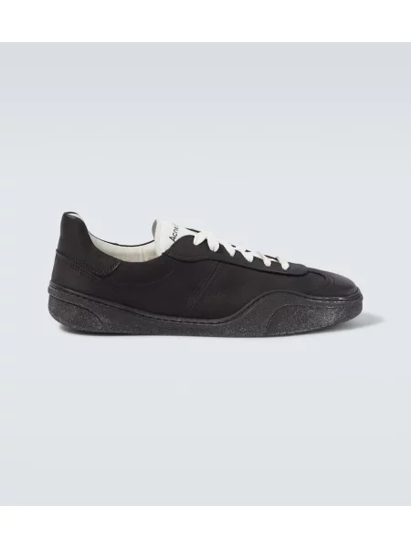 Sneakerși Acne Studios din piele negru